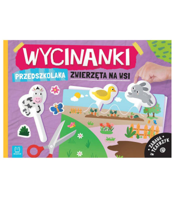 Iškirpimo knygelė vaikams: Gyvūnai kaime