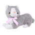 Pliušinis pilkas katinas Flico, 34 cm