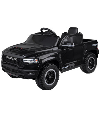 Elektrinis akumuliatorinis vaikiškas RAM pikapas 4x4 su pulteliu