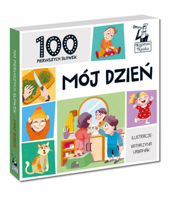 100 pirmųjų žodžių Mano diena paveikslėlių knygelė vaikui KS1013