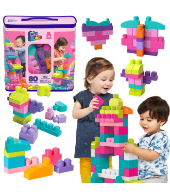 Fisher Price Didieji Mega Bloks Konstruktoriai 80 ele vaikams