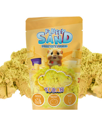 TUBAN Fluffy Sensorinis Smėlis Geltonas 90g