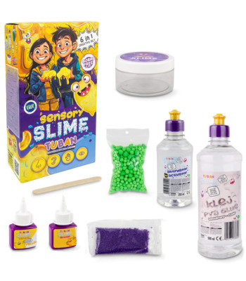 TUBAN kūrybinis rinkinys Sensory Slime multisensorinis žaidimas 6 in 1 ZA5543