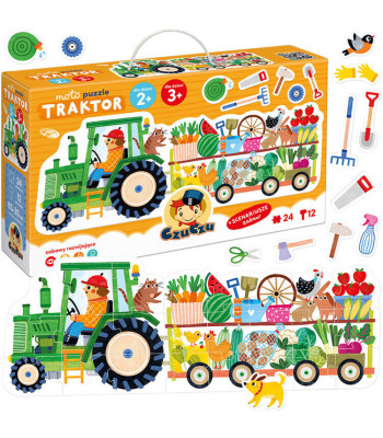 CzuCzu Moto dėlionė Traktorius