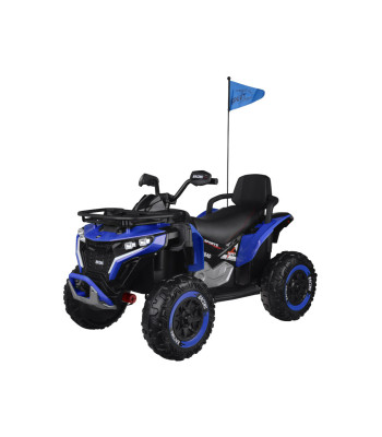 Didelis akumuliatorinis keturatis vaikui 4x4 PA0328 mėlynas