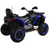 Didelis akumuliatorinis keturatis vaikui 4x4 PA0328 mėlynas