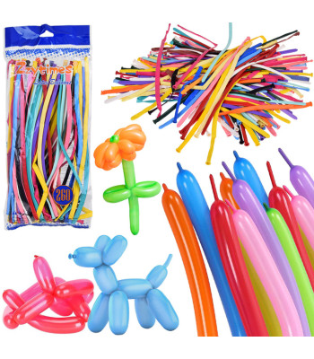 Ilgi Spalvoti Balionai Modeliavimui ir Dekoravimui 100 vnt.