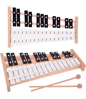 Mediniai chromatiniai cimbolai 27 tonų + lazdelės IN0179