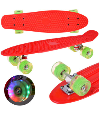 LED Riedlentė su Šviečiančiais Ratukais Skateparko Važiavimui