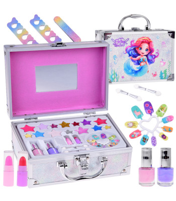 Blizgantis Grožio Dėžutė SYRENKA Makiažo Rinkinys ZA5586