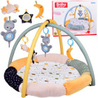 Minkšta edukacinė kilimėlis su lankais Debesis