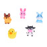 Guminės pirštinės lėlytės gyvūnėliai iš fermos - 5 figūrėlių rinkinys