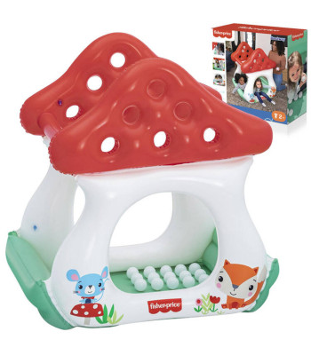 Pripučiamas baseinas su kamuoliukais "Grybas musmirė" Fisher Price
