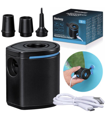 Bestway PowerTouch Pocket USB – kišeninė elektrinė oro pompa