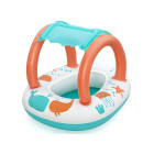Bestway Comfort Plush pripučiamas pontonas su nuimamu stogeliu 34203, 84 cm x 67 cm