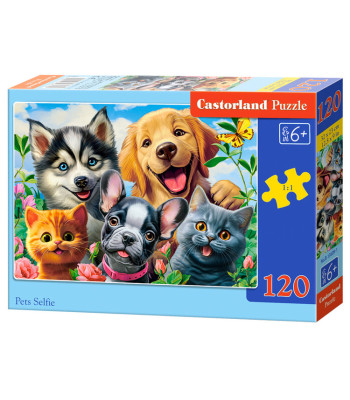 Dėlionė 120 detalių Gyvūnėlių Asmenukė B-13609-1