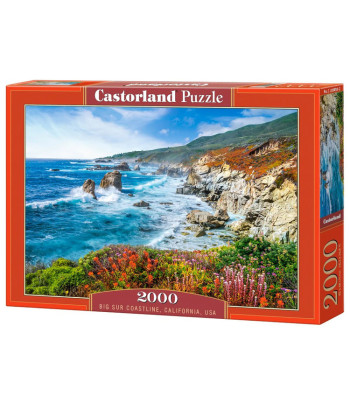 Puzzle 2000 dalių Big Sur pakrantės, Kalifornija, JAV