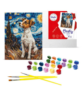 Piešimo rinkinys pagal numerius - Magiškas Džekas Raselas KHO6596 40x50 AP0037