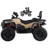 Dviejų vietų elektrinis keturratis vaikams CAN-AM OUTLANDER 4x4 LED panelis