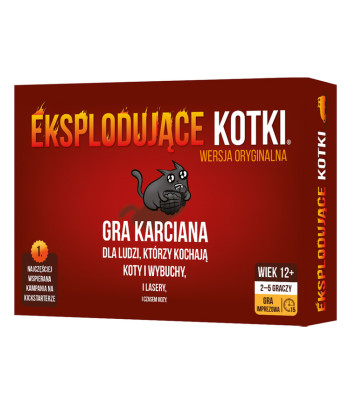 Rebel kortų žaidimas Eksploduojantys kačiukai 12+ GR0748