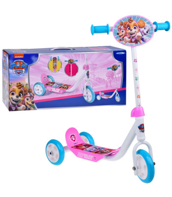 Triratė vaikiška paspirtukas 20 kg "Šuniukų patrulis" rožinis