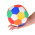 Minkštas Spalvotas Pliušinis Kamuolys Ekoskūra 15cm