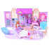 Sulankstomas lėlių namas su baldais ir lėle Anlily