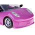 Fioletinis sportinis automobilis klasikinėms lėlėms - kabrioletas dviem lėlėms