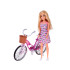 Anlily Lėlė Turistė su Dviračiu, Telefonu ir Judančiu Selfie Stick