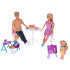 Anlily Didysis lėlių rinkinys: šeima, virtuvė ir baldai + mokykla ir darbas ZA5699