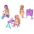 Anlily Didysis lėlių rinkinys: šeima, virtuvė ir baldai + mokykla ir darbas ZA5699