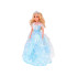 Anlily Sniego Karalienės Lėlė mėlynoje suknelėje su snaigėmis