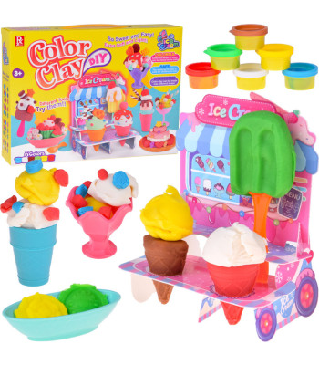 Kūrybinis desertas: plastilino ledainė su priedais