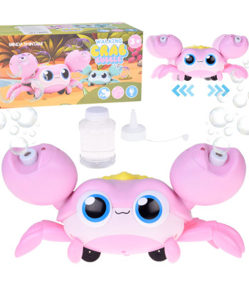 Žaismingas krabas burbulų mašina