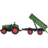 Nuotoliniu būdu valdomas traktorius su priekaba ir šieno ritiniais RC0717