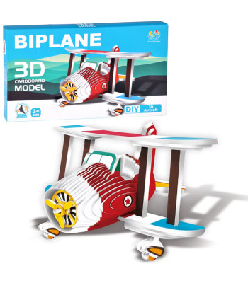 3D Kartoninis Modelis - Lėktuvas