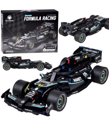 Techninės kaladėlės BOLID Formulė 1 268-ele su pull-back mechanizmu ir lipdukais