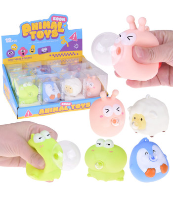 Antistresinis žaislas gyvūnėlis su balionine guma