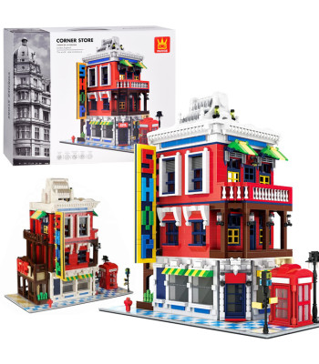 Kampinis parduotuvės pastato modelis Londone