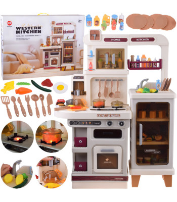 Interaktyvi šviesi didelė vaikų virtuvė