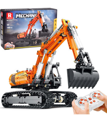 Konstruktoriaus kaladėlės - nuotoliniu būdu valdoma ekskavatorius 1106-ele ZA5797