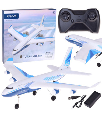 Didelis keleivinis lėktuvas iš EPP putplasčio su LED ir USB įkrovimu RC0722