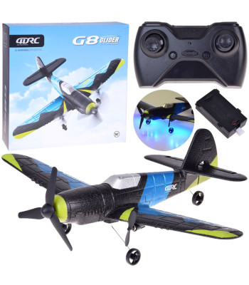 Lėktuvas G8 Glider - Lengvas EPP Putplasčio Modelis su LED USB Varikliu