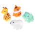 Guminiai vonios žaisliukai - 4 gyvūnų rinkinys