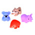 Guminiai vonios žaisliukai - 4 gyvūnų rinkinys