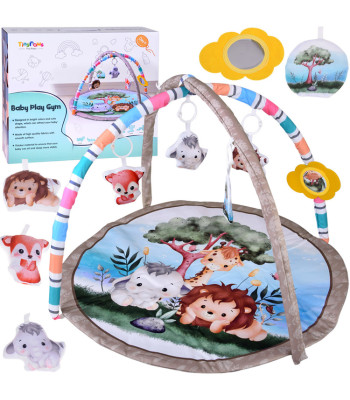 Spalvingas Edukacinis Kilimėlis su Gyvūnais – Minkštas ir Saugus