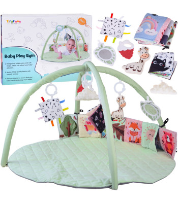 Edukacinis kilimėlis su lankais ir žaislais