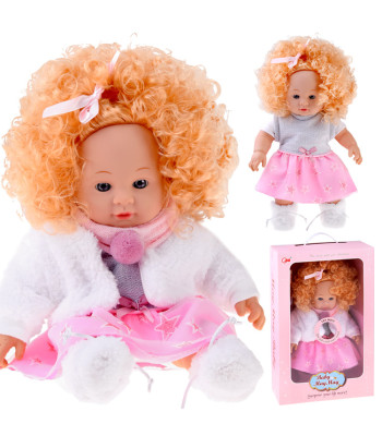 Interaktyvi lėlė Alicija 32cm su šviesiais plaukais