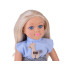 Elegantiška Lėlė 48 cm su ilgais šviesiais plaukais – žavinga stilizacija ZA5843