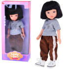 Lovely Girl lėlė trumpais juodais plaukais su sportine apranga ZA5849 33cm